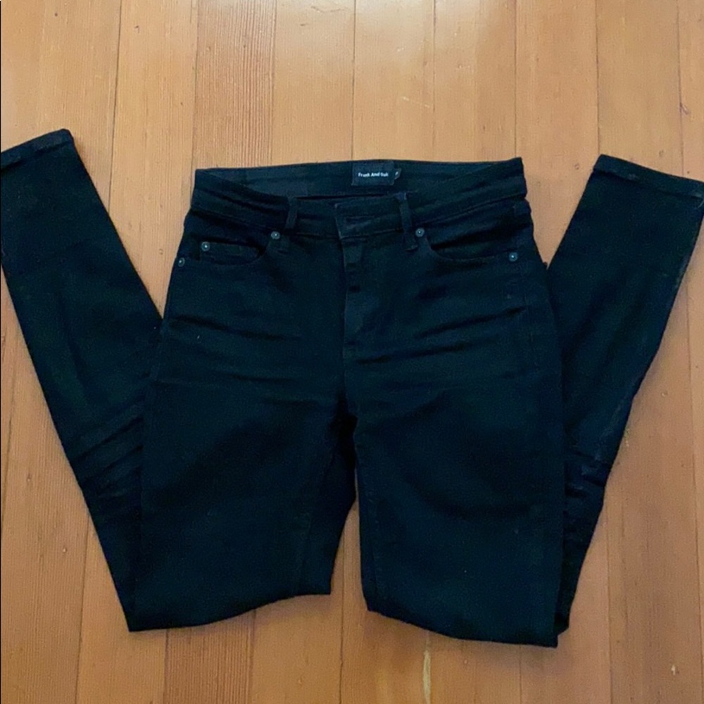 Frank and oak black jeans